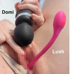 Lovense Lush 3 und Domi Stab-Vibrator